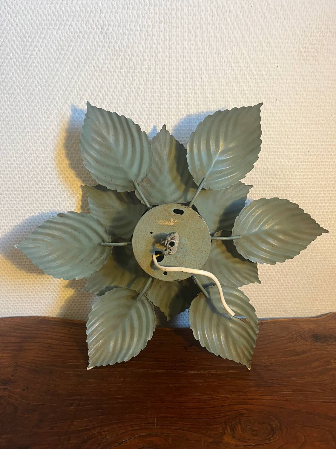 Pair of Masca flower wall lights