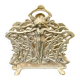 Porte-revues en laiton massif Art Nouveau