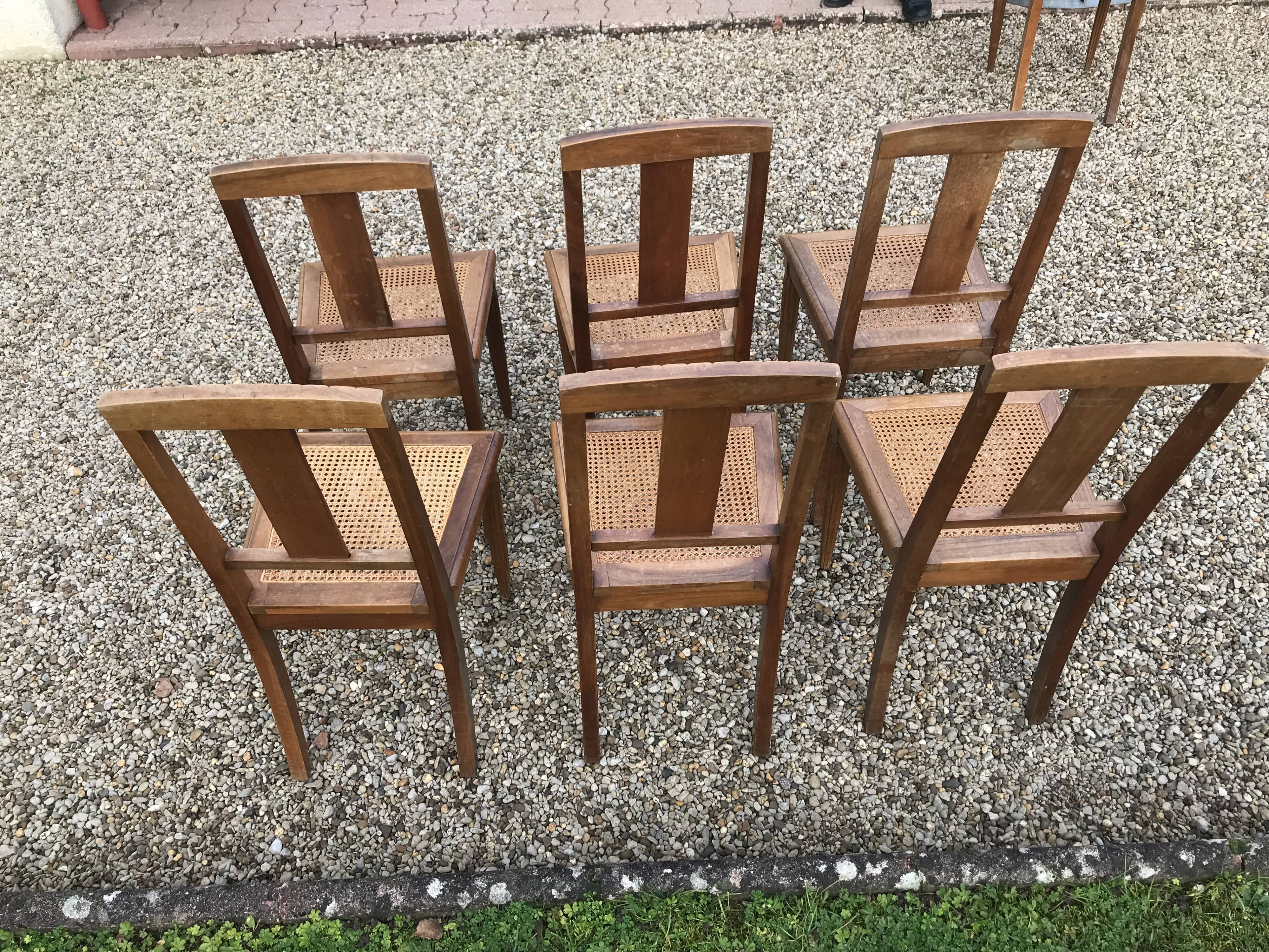 6 Art Deco era chairs