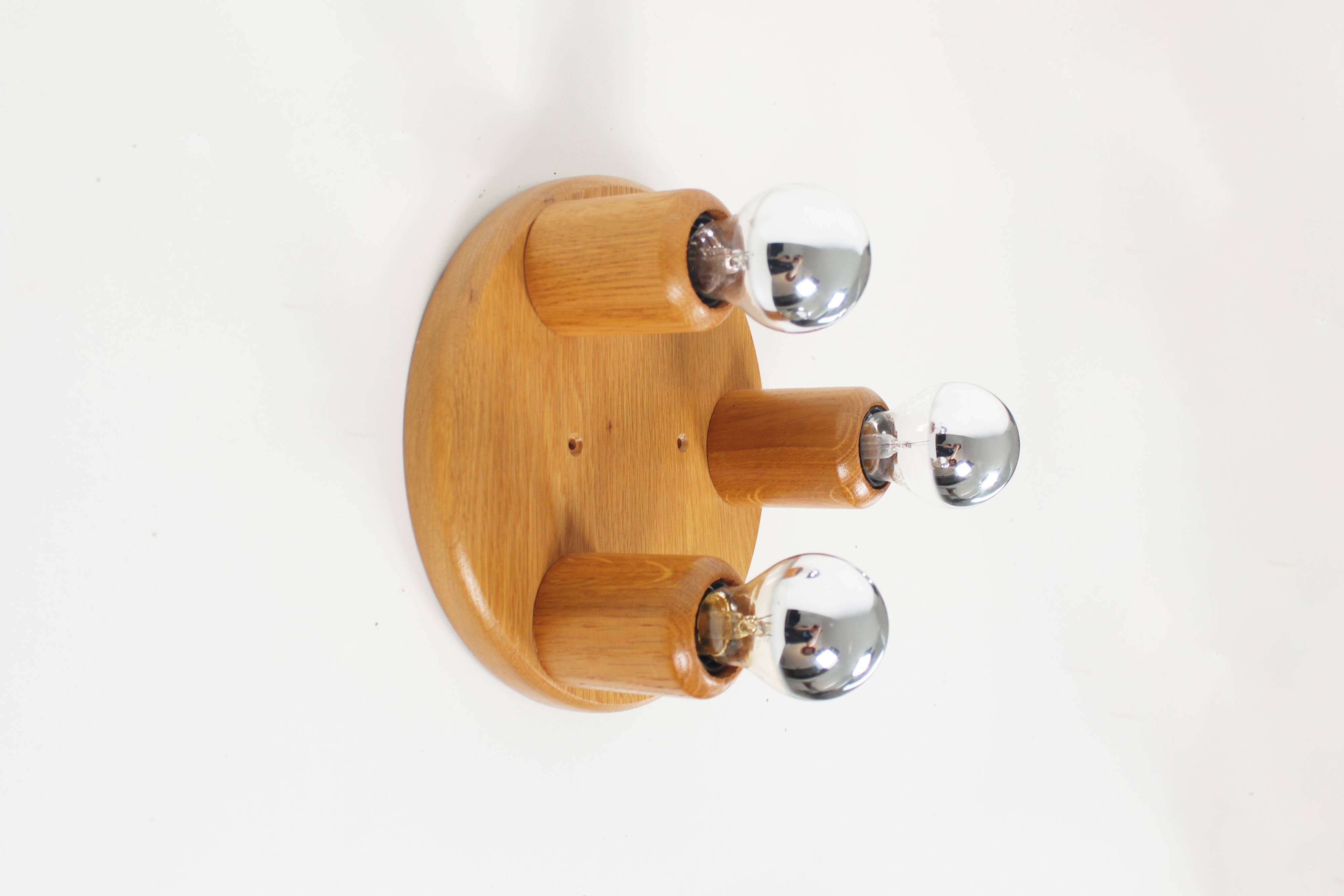 Vintage 1970's old stock 'Japandi' style ceiling or wall light