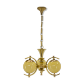 Brass chandelier, 1920s