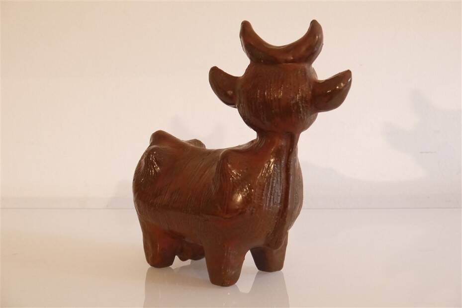 Ceramic bull by Lars Bergsten 1960