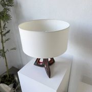 1950s ceramic table lamp, free form