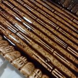 Plat imitation tressage en Barbotine