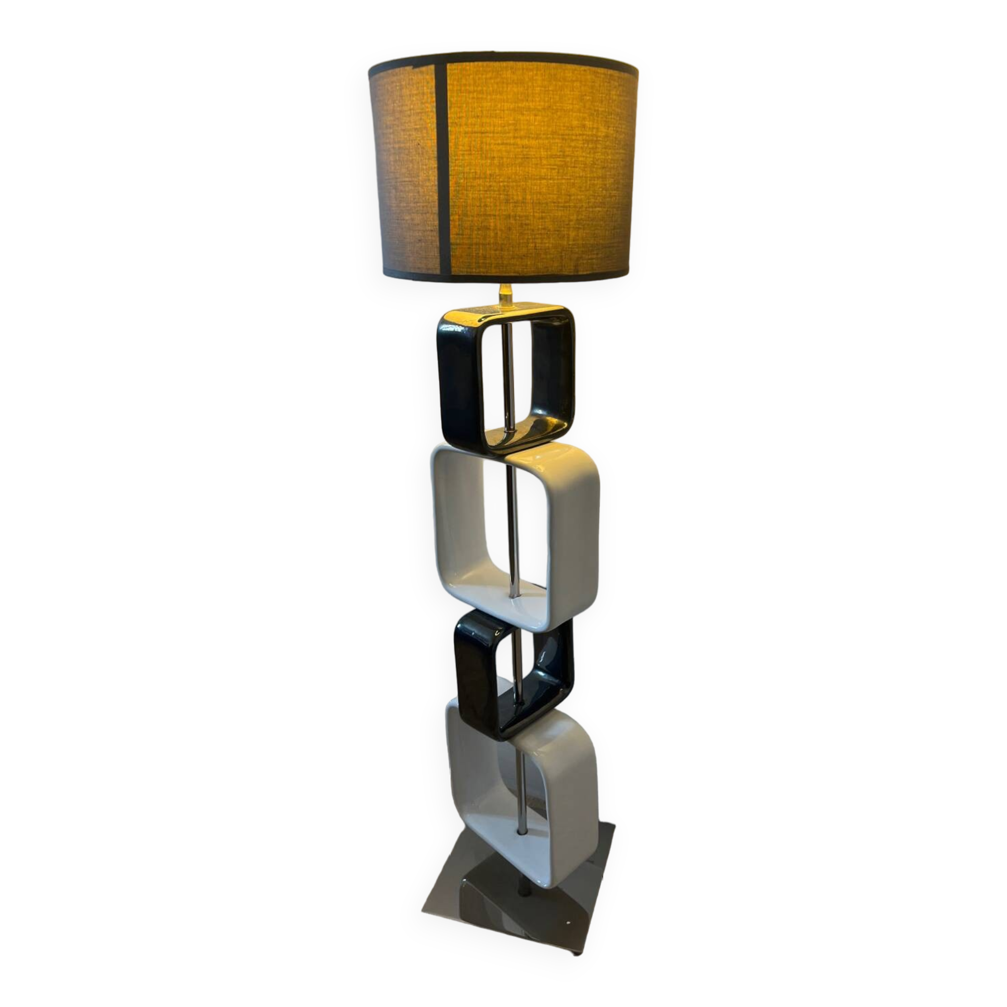 Vintage ceramic lamp from the 70s