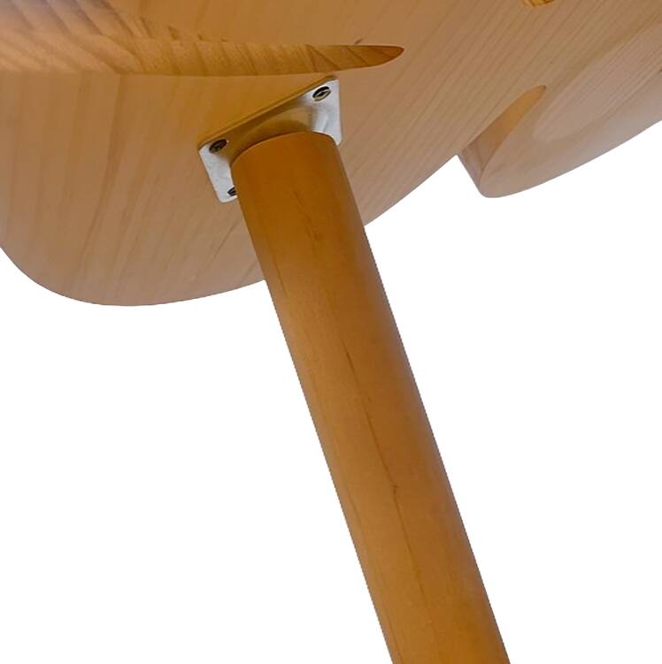 Modern Coffee Table in Leaf Shape, Minimalist Living Room Table, Kitchen and Living Room Furniture