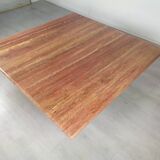 Travertine coffee table red design