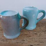 Blue ceramic mug