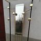 Black and gold vintage wall coat holder