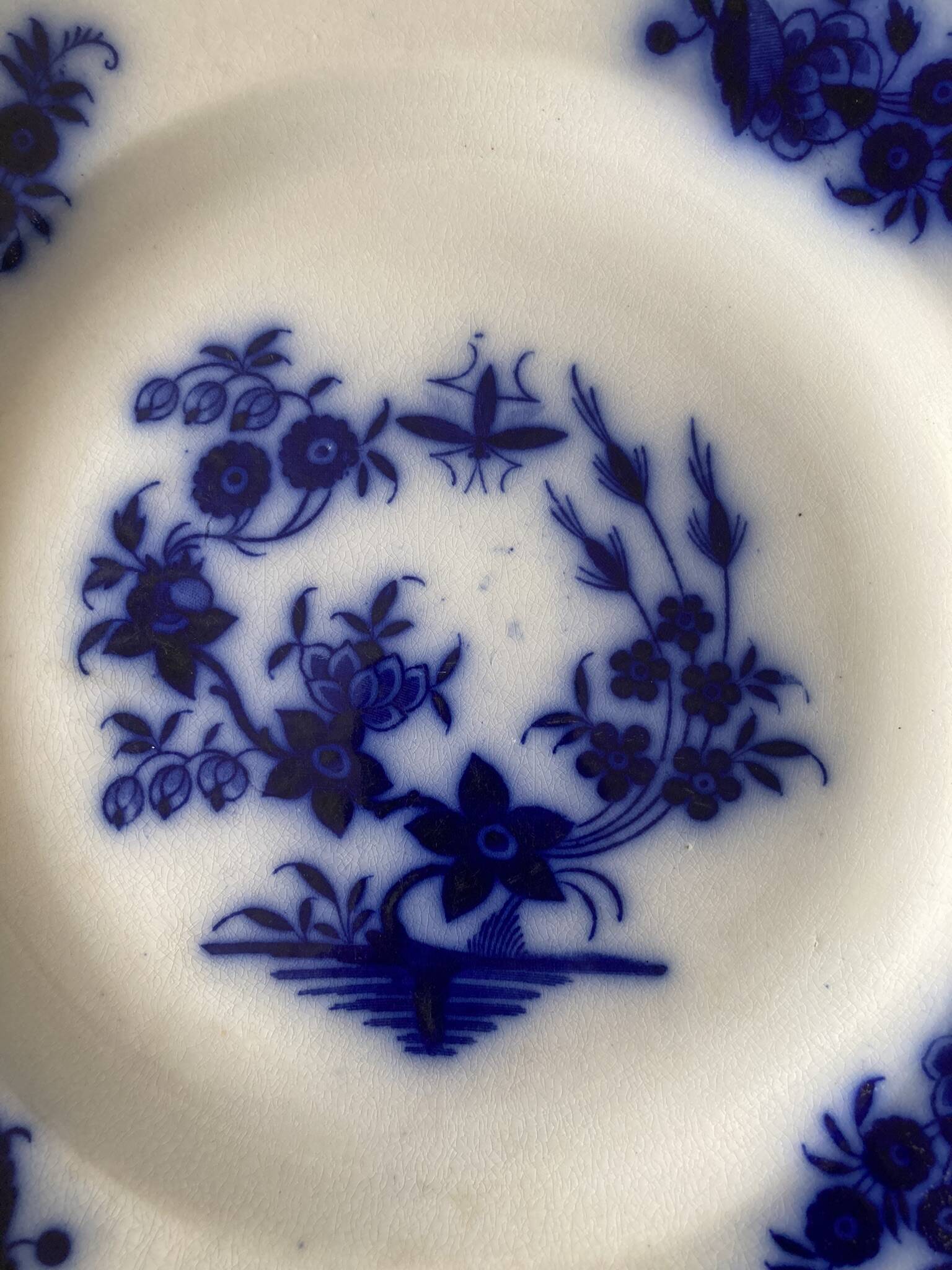 Plate - decorative example Large bouquet