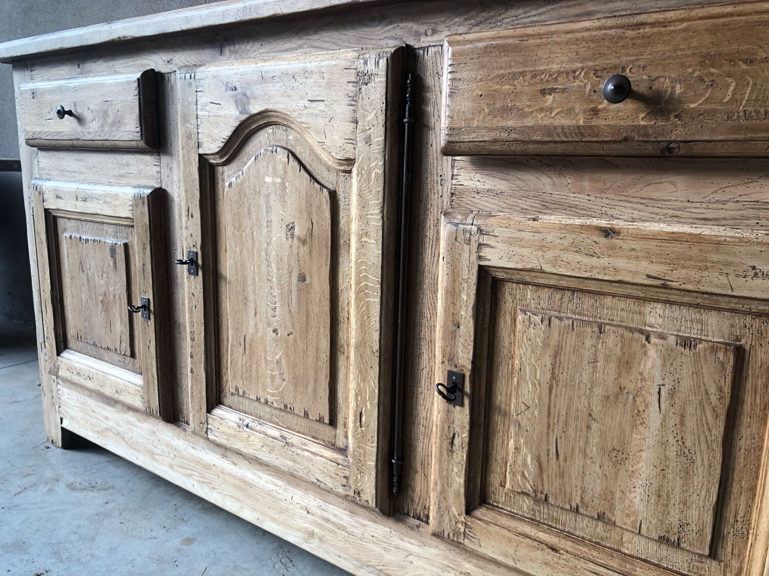 Solid oak enfilade