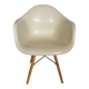 Two original DAR armchairs in fibreglass by Charles & Ray Eames. Miller.