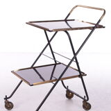 Vintage french serving trolley or drink cart, 1960