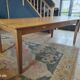 Table de ferme en chêne massif 200x100 avec sa rallonge de 60x100