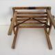 Siège pliant ancien en bois