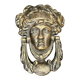 Large metal door knocker Greek goddess