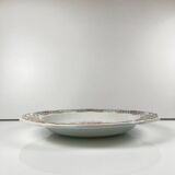 Semi-hollow round plate Gien model Rouen Sainfoin, 1990