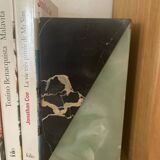 2 Serre livres en marbre anciens
