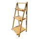 Vintage folding bamboo shelf 1950