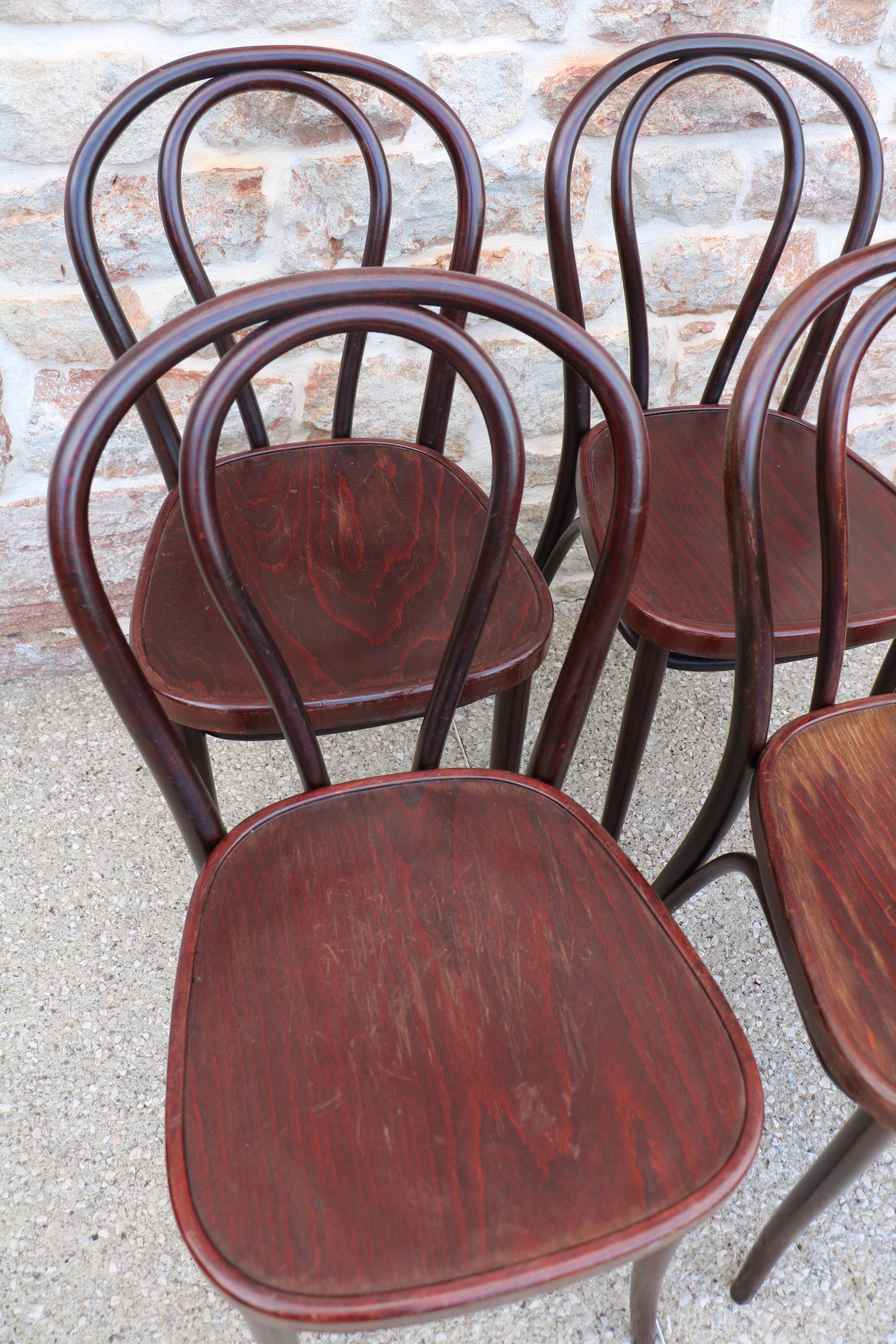 suite of 4 chairs bistro