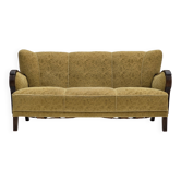 1960s, Danish 3-seater sofa, original condition, wool/cotton fabric.