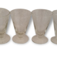 6 Verres ancien  soufflé et ciselé