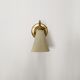 Magnificent adjustable italian Mid Century Modern brass wall sconce