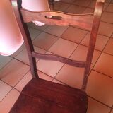 Chaise escabeau ancienne