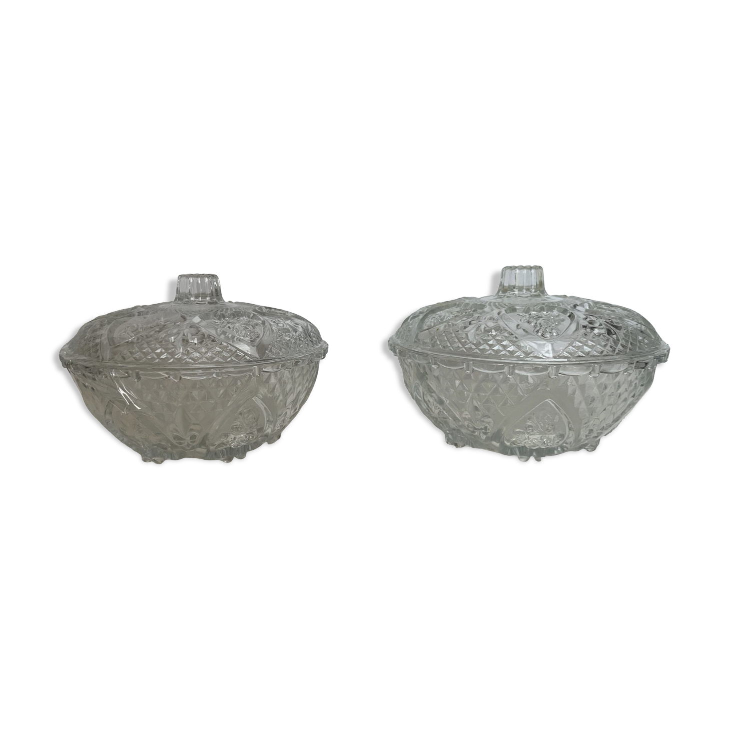 Pair of vintage sugar bowls