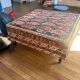 Large wool pouf