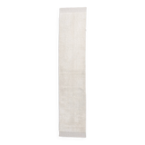 2x10 Neutral White Wool Moroccan Runner Rug, 67x301Cm