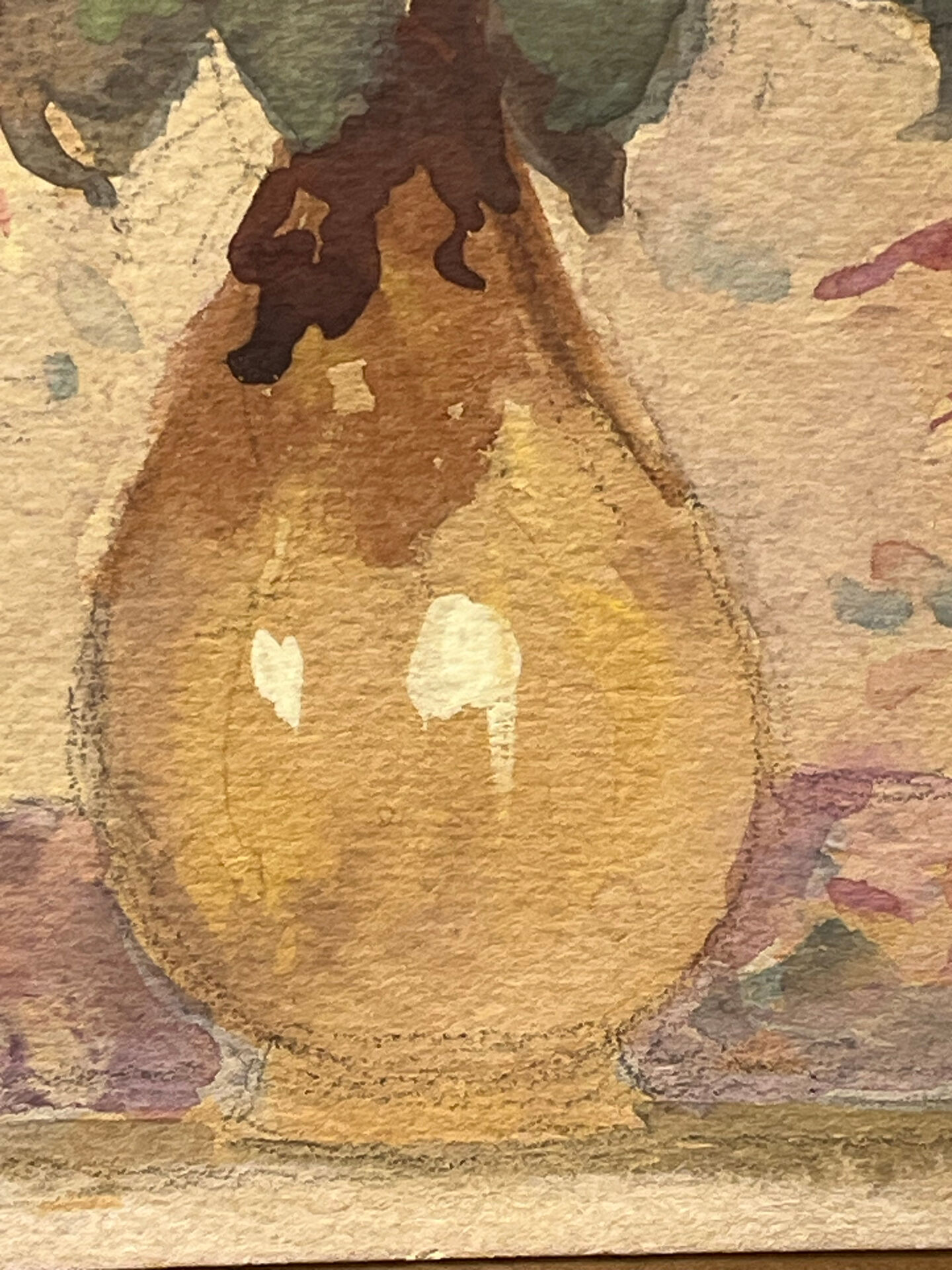 Ancient flower painting