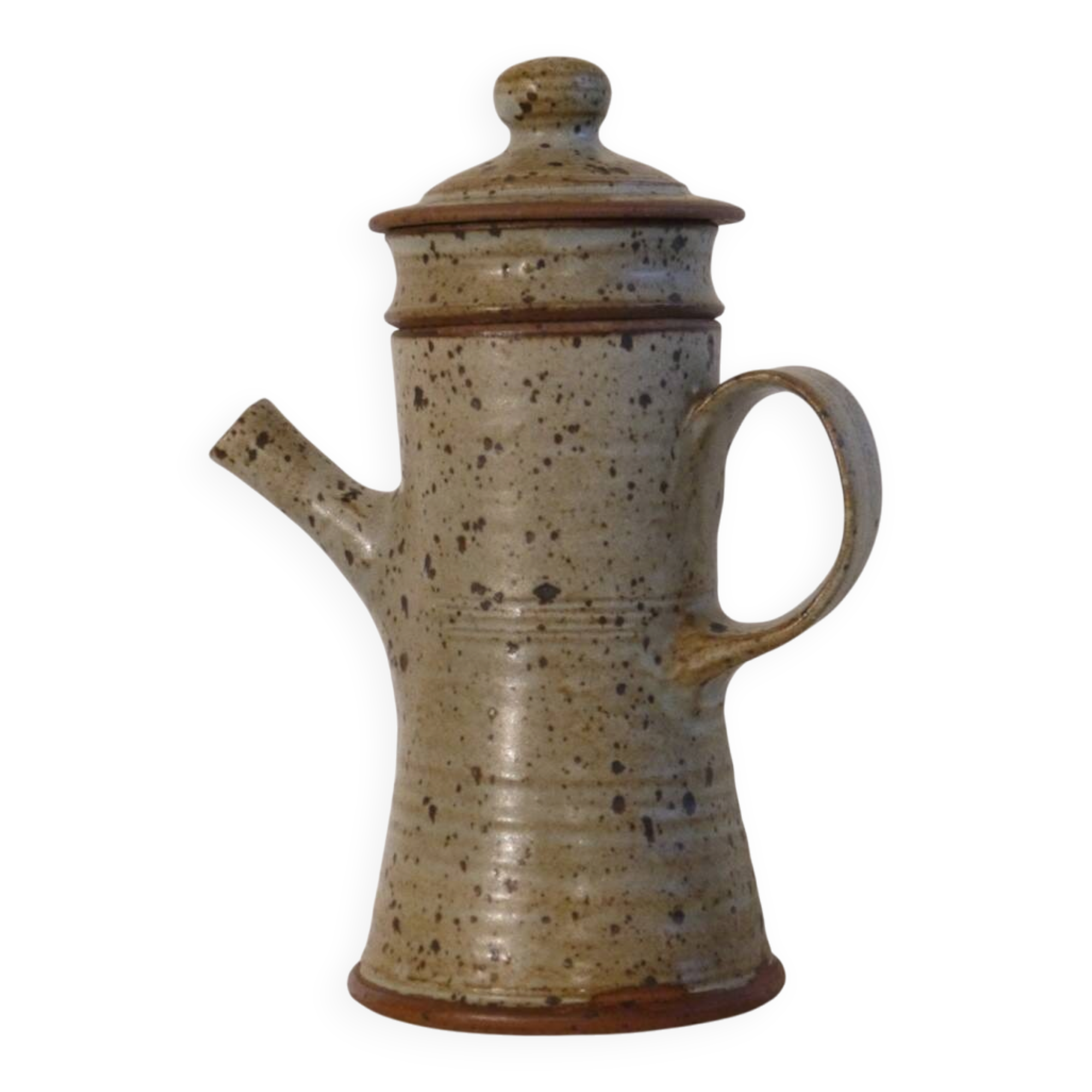 Theiere ou cafetiere en grés de Gustave tiffoche