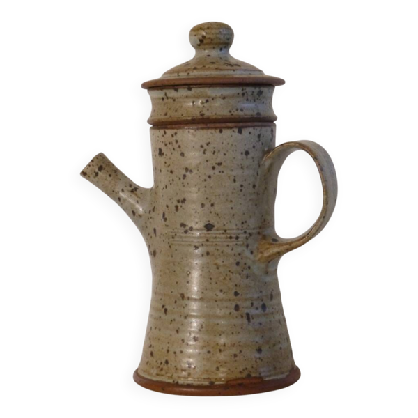 Theiere ou cafetiere en grés de Gustave tiffoche