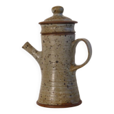 Theiere ou cafetiere en grés de Gustave tiffoche