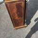 Support furniture with rosewood marquetry and marble top in the Napoléon III style.