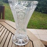 Large crystal vase
