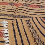 Handmade biker kilim rug in pure wool - 185x115cm