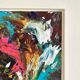 Felix Bachmann, Composition abstraite, 2023, Techniques mixtes