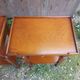 Pair of bedside nightstands with vintage wooden drawer