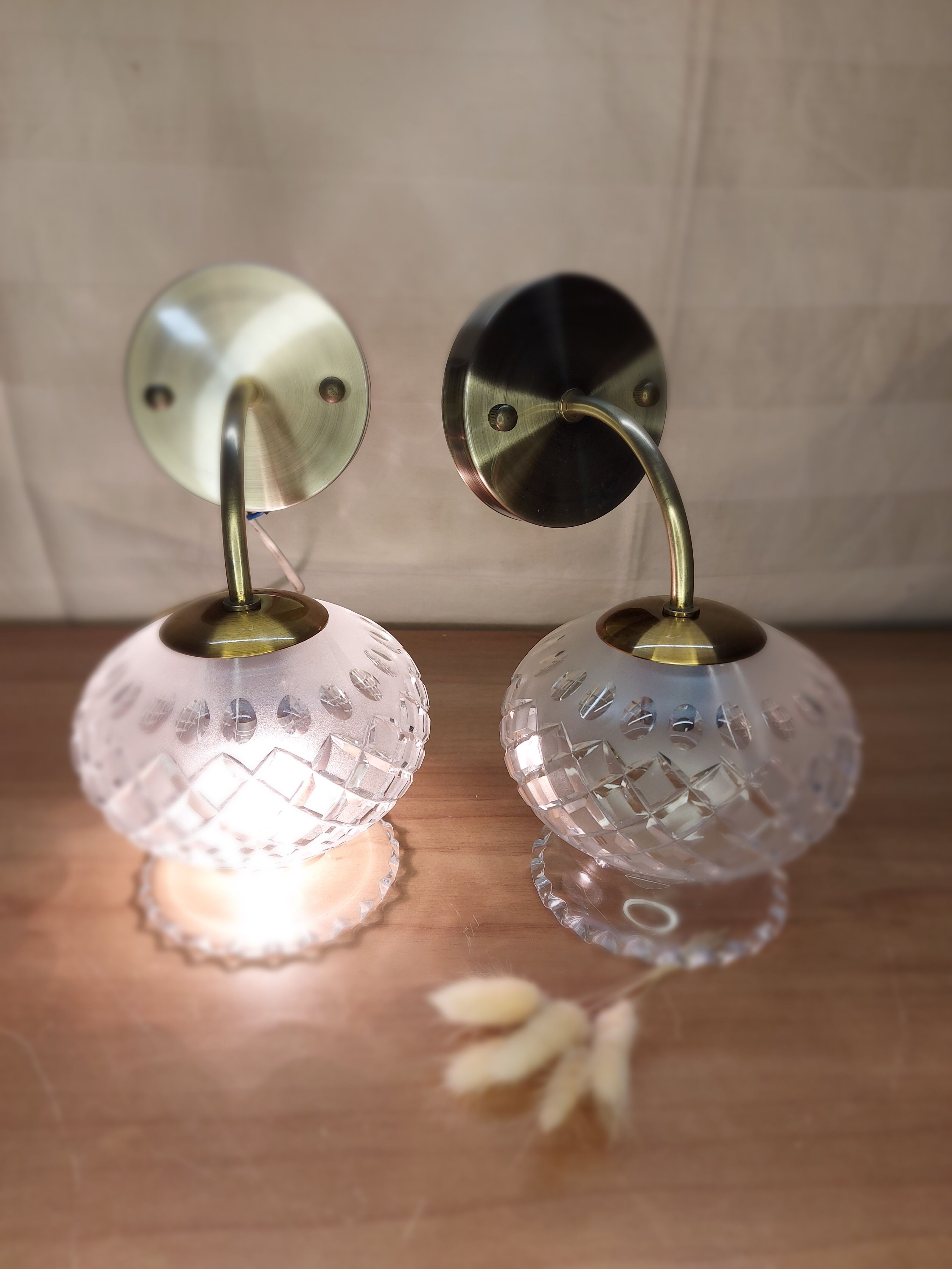 Pair of ArtDéco wall lamps