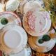 6 mismatched iron earth flat plates lot 3