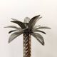 Vintage silver-plated palm candlesticks