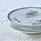 Old ironstone plates from St Amand "Margot" collection