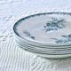 Old ironstone plates from St Amand "Margot" collection