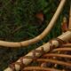 Vintage rattan living room for children 70s