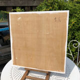 Set de 4 peintures abstraites