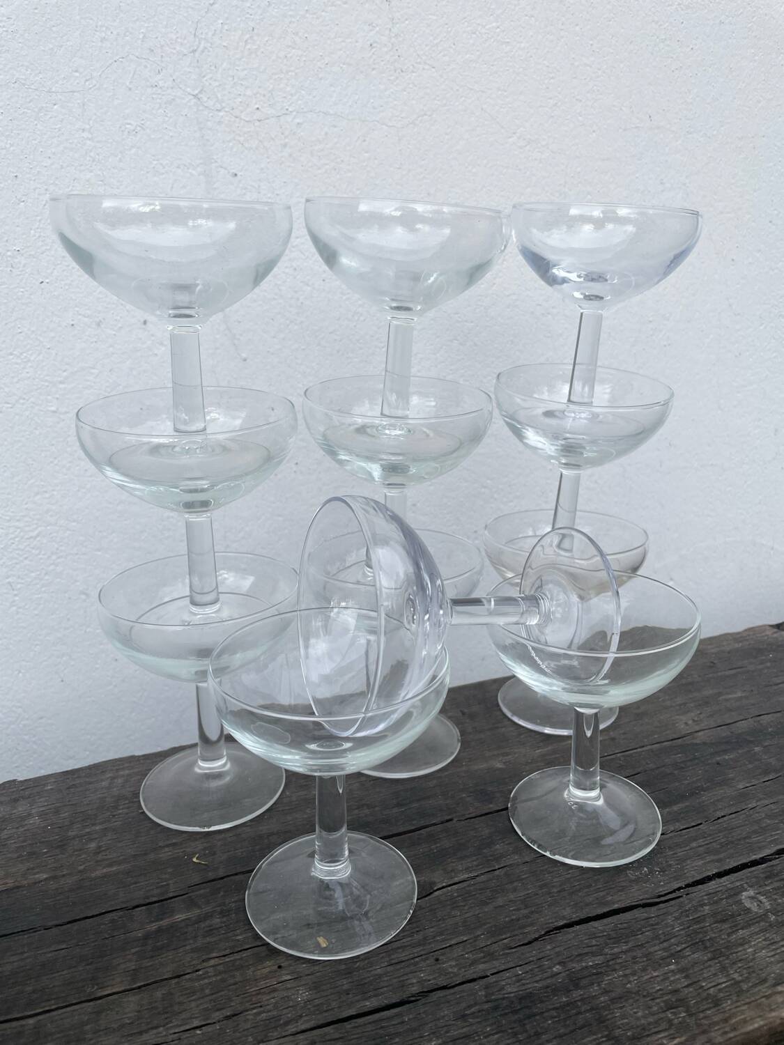 12 glass cups