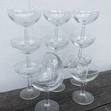 12 coupes en verre
