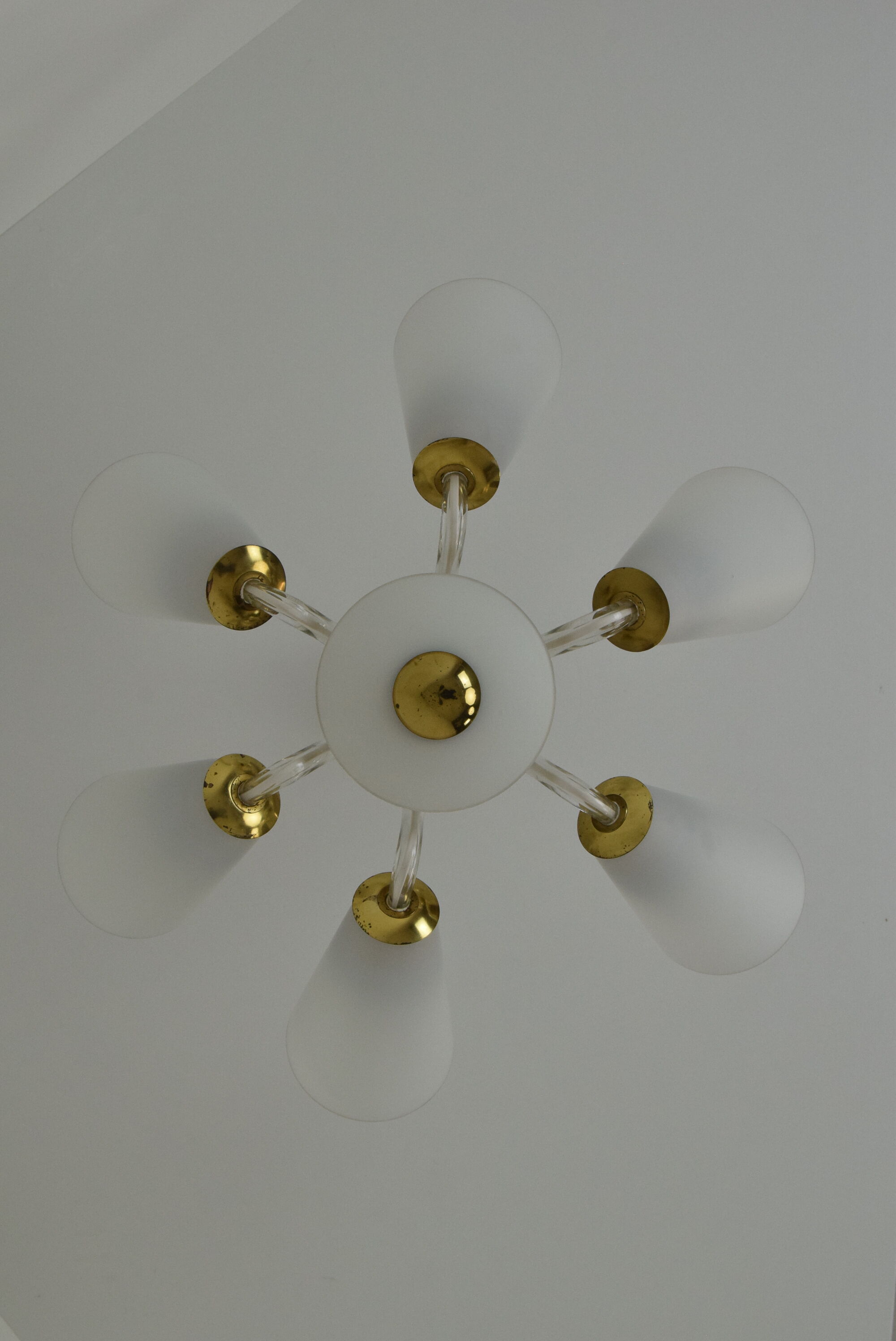Mid-century Chandelier/kamenicky Senov,1960's.
